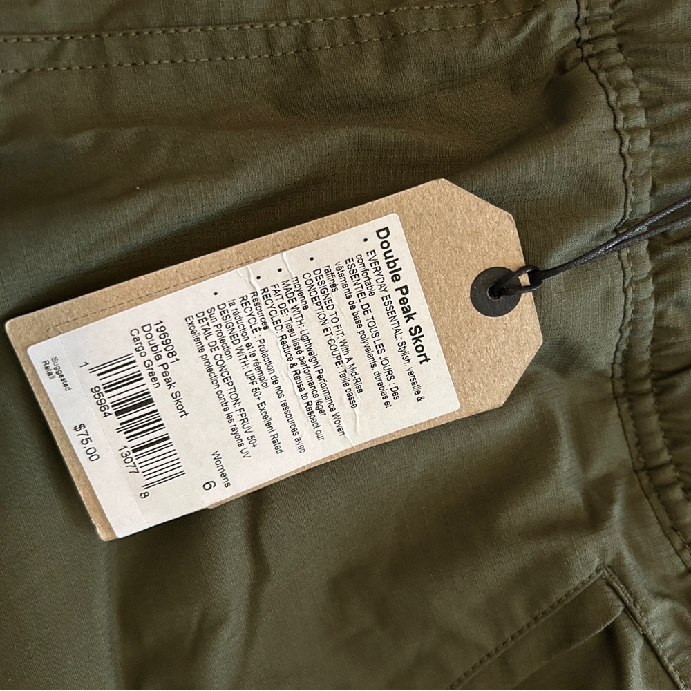 NWT Prana Double Peak skort - Picture 2 of 5